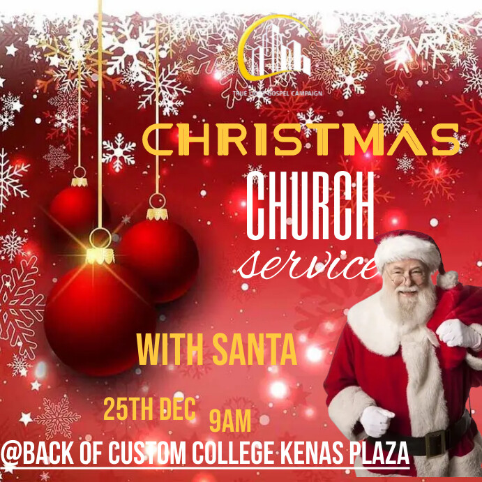 CHURCH Christmas Template PosterMyWall
