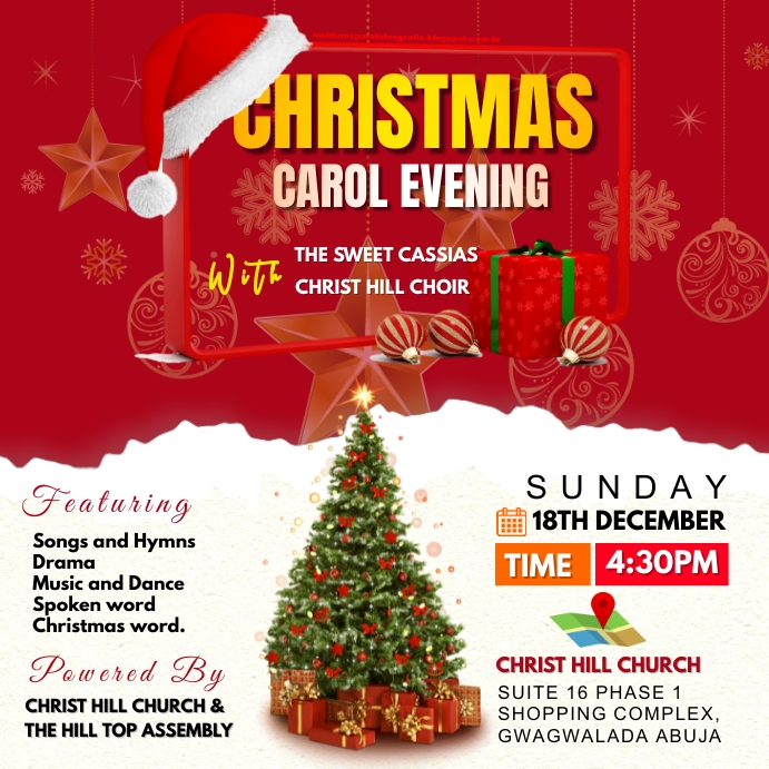 church Christmas Template | PosterMyWall