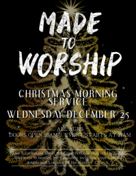 Church Christmas Event Flyer Template | PosterMyWall