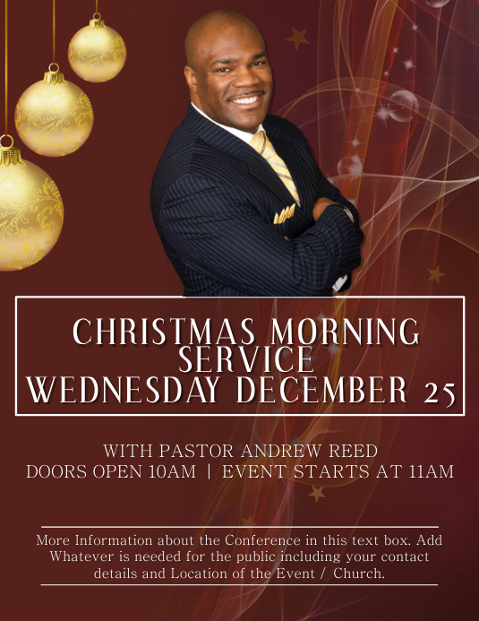 Church Christmas Event Flyer Template | PosterMyWall