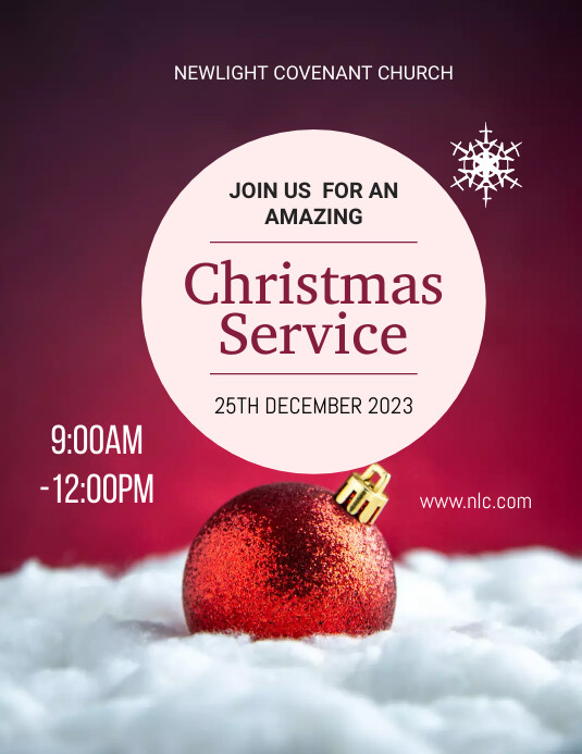 Church Christmas flyer Template PosterMyWall Church Christmas flyer Template PosterMyWall