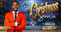 Church Christmas Service auf Facebook geteiltes Bild template