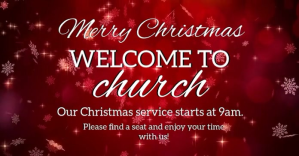 CHURCH CHRISTMAS SERVICE TEMPLATE Facebook Shared Image