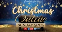 church christmas service video template Facebook Event Cover