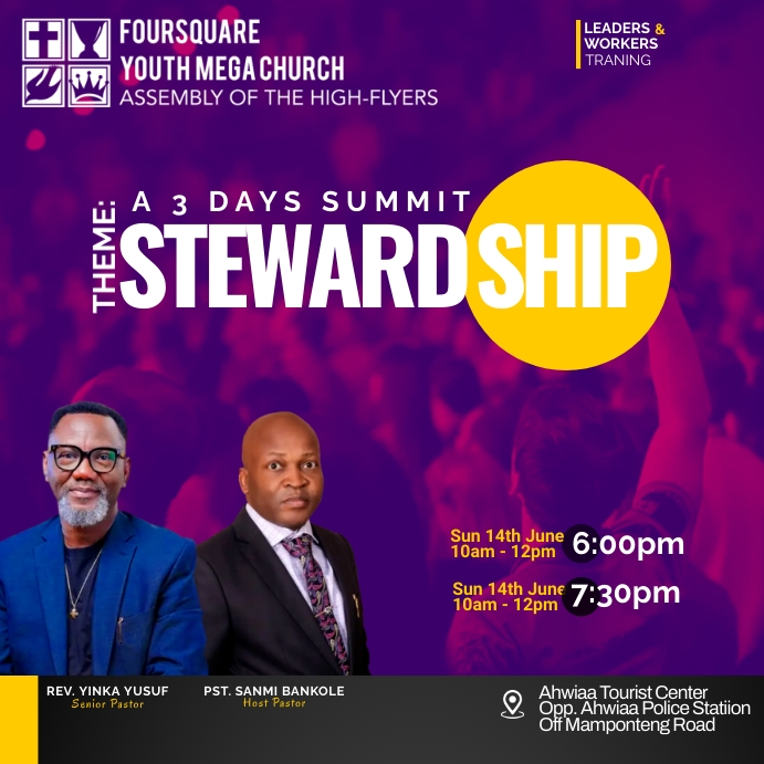 Church Concert Conference Flyer (30) Instagram Post template