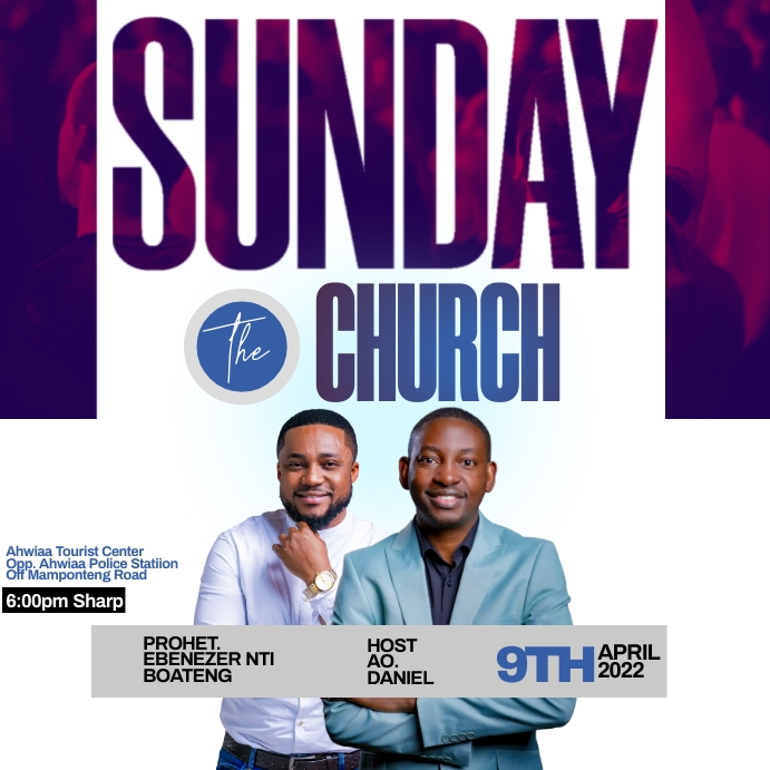 Church Concert Conference Flyer (34) Publicação no Instagram template