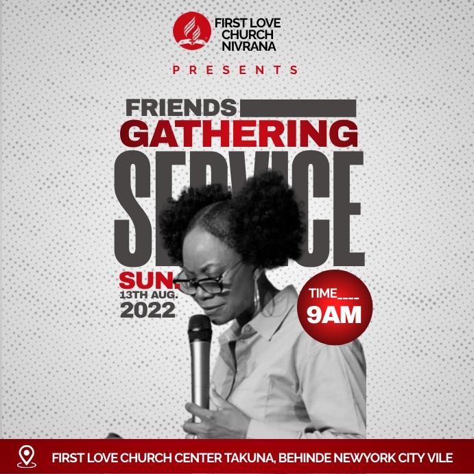 Church Concert Conference Flyer (9) Publicação no Instagram template