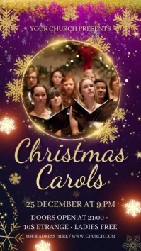 Church Concert Digital Display (9:16) template