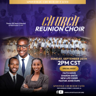 Church Concert Kvadrat (1:1) template