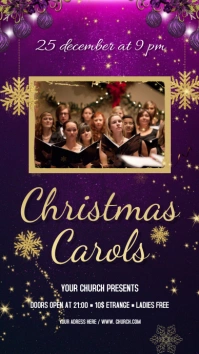 Church Concert Digitalanzeige (9:16) template
