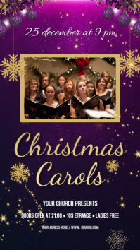 Church Concert Digital Display (9:16) template