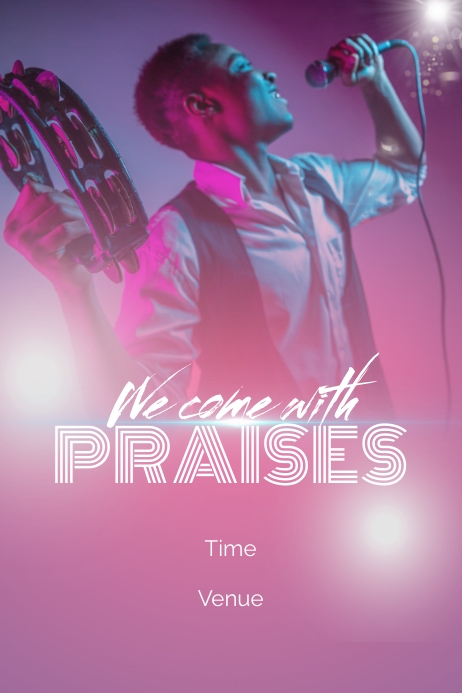 Church Concert Poster template