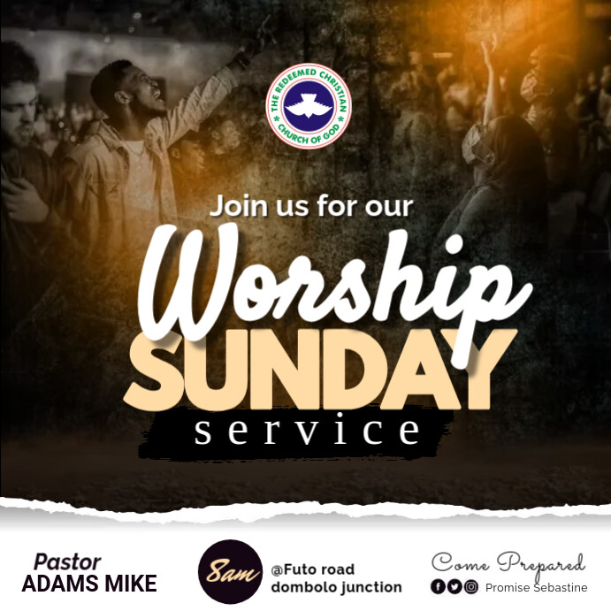 church concert flyer (8) Wpis na Instagrama template