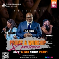 Church Inauguration Design Blue Church Inauguration Instagram Post Template | PosterMyWall