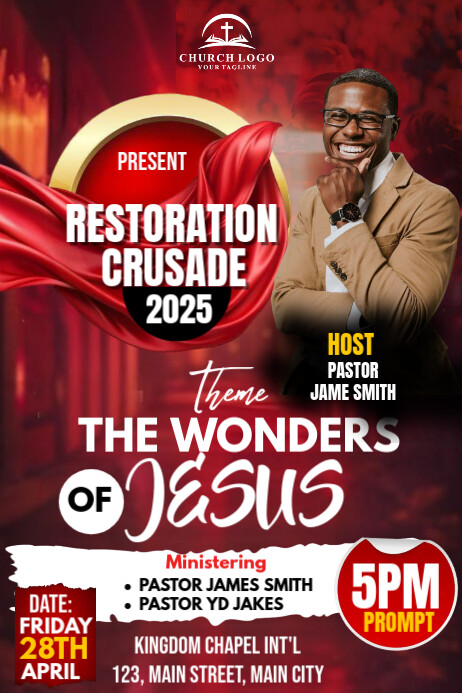 Copy of church confeence flyer | PosterMyWall