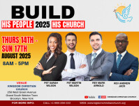 Church Conference Ad Folder (US Letter) template