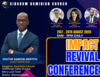 Church Conference Ad Flyer (US Letter) template