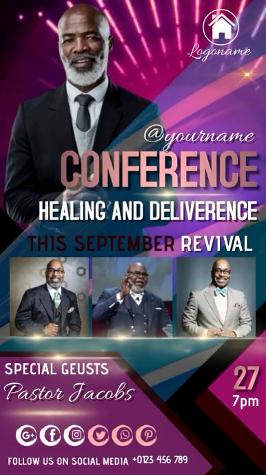 church conference ad template | PosterMyWall