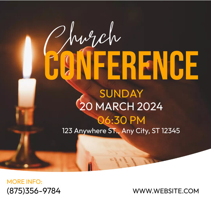 Church Conference Ads Template PosterMyWall