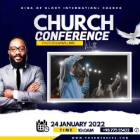 church conference Square (1:1) template