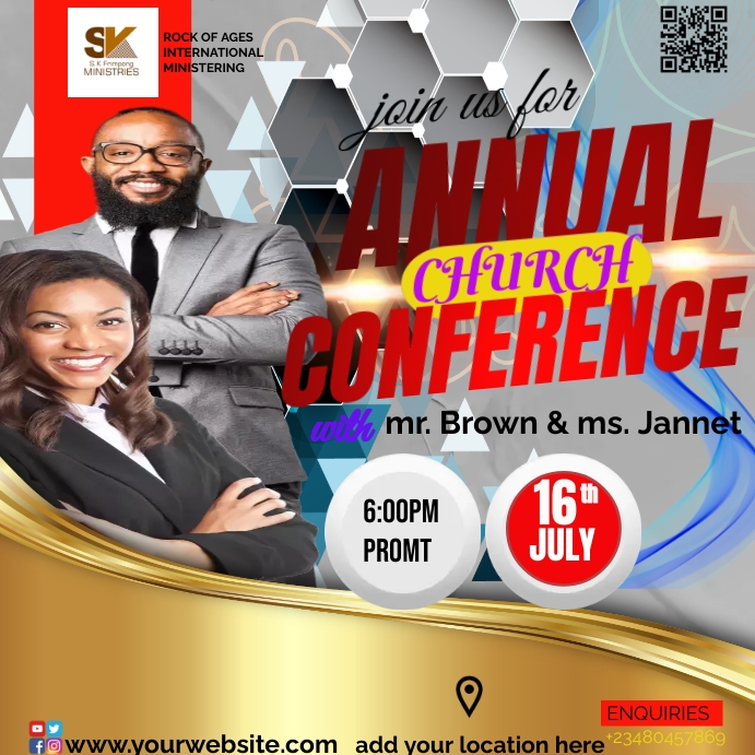Copy of church conference | PosterMyWall