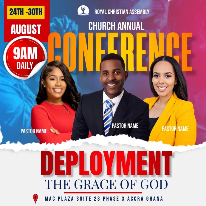 Plantilla de church conference | PosterMyWall