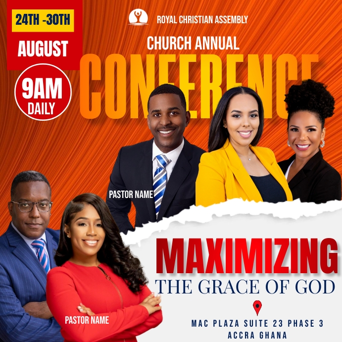 Plantilla de church conference | PosterMyWall
