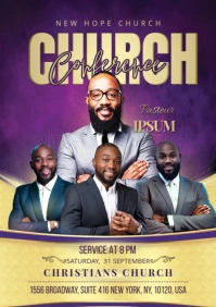 Church Conference A2 template