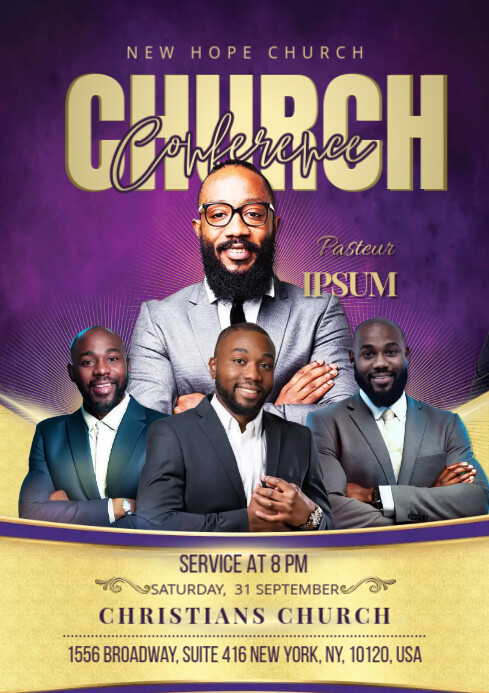 Kopie van Church Conference | PosterMyWall