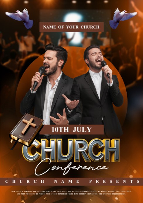 Church Conference Template | PosterMyWall
