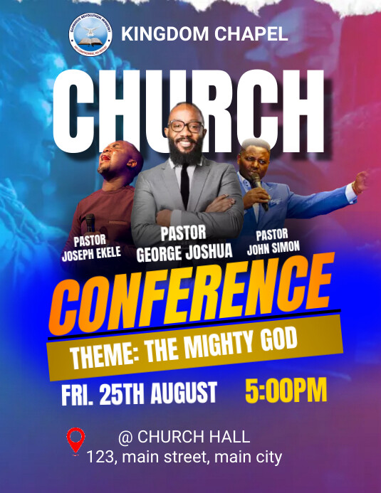 Plantilla de CHURCH CONFERENCE | PosterMyWall