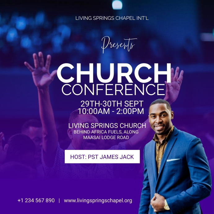 Copy of church conference | PosterMyWall