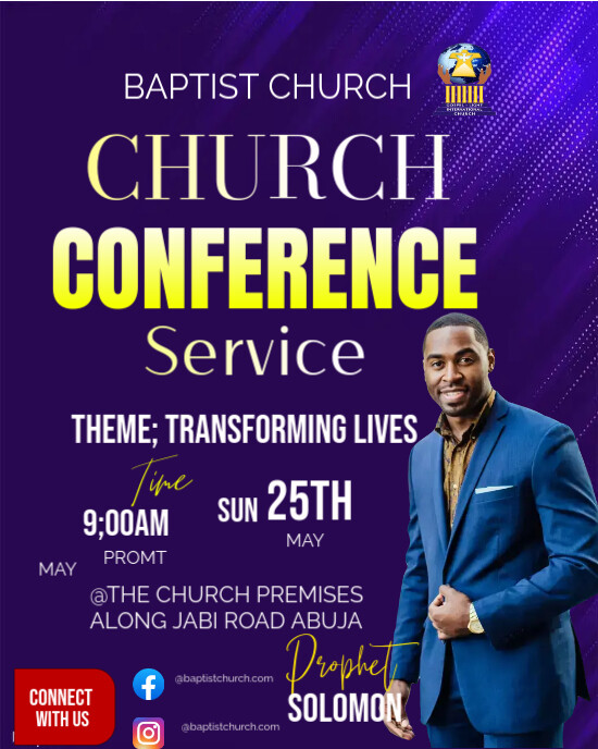 Copy of CHURCH CONFERENCE | PosterMyWall