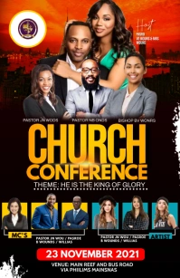 church conference Halbe Seite breit template