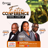 CHURCH CONFERENCE Post Instagram template