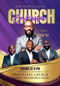 Church Conference A2 template