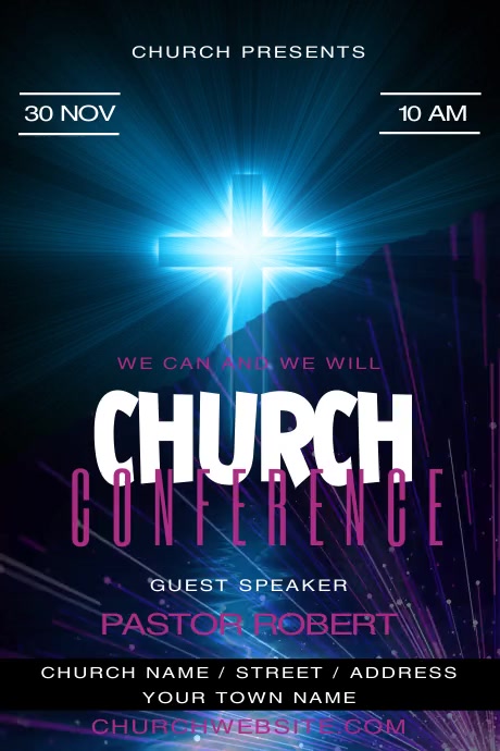 Copy of church conference | PosterMyWall