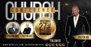 Negro Church Conference Facebook Shared Image Template