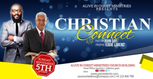 Preto Christian Connect Event Facebook Event Cover Template