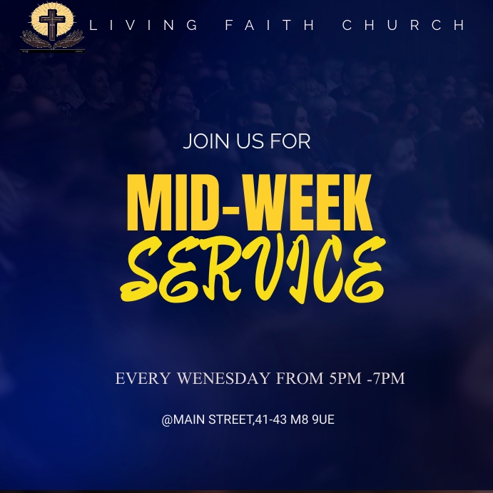 CHURCH CONFERENCE FLYER (16) Instagram Post template