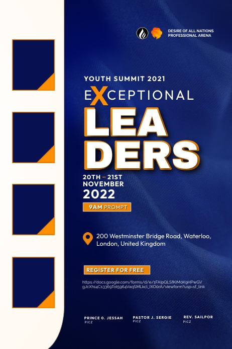 CHURCH CONFERENCE FLYER (25) Poster template