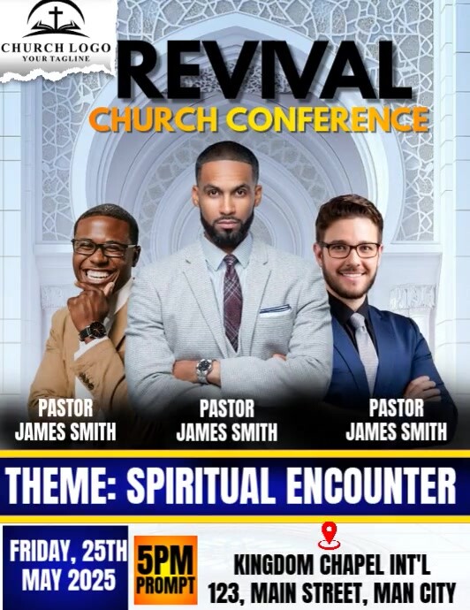 Copy of church conference flyer | PosterMyWall