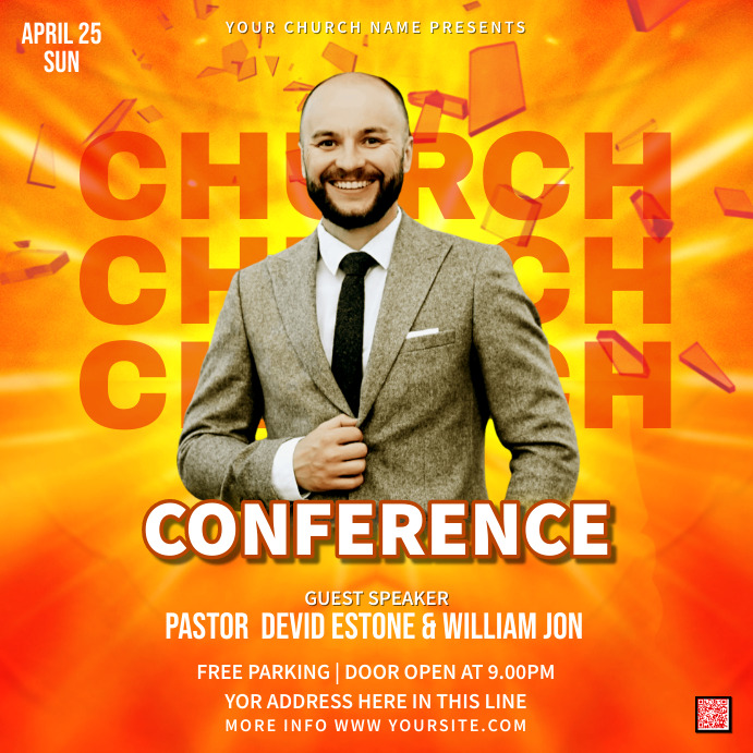 Copy of Church conference flyer design | PosterMyWall