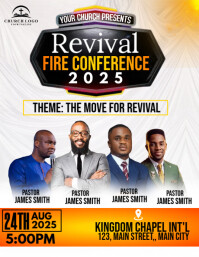 church conference flyer template