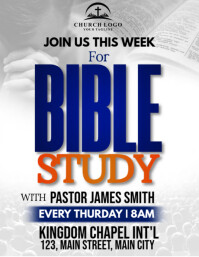 church conference flyer template