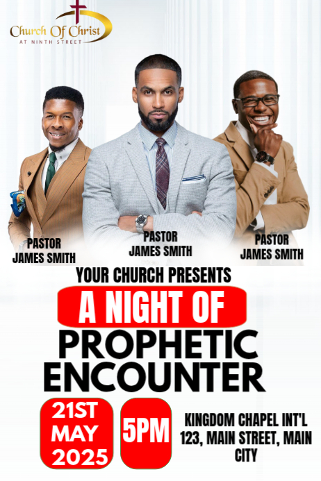Church Prophetic Encounter Template | PosterMyWall
