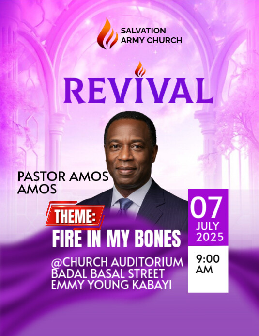 Church conference flyer Iflaya (Incwadi ye-US) template