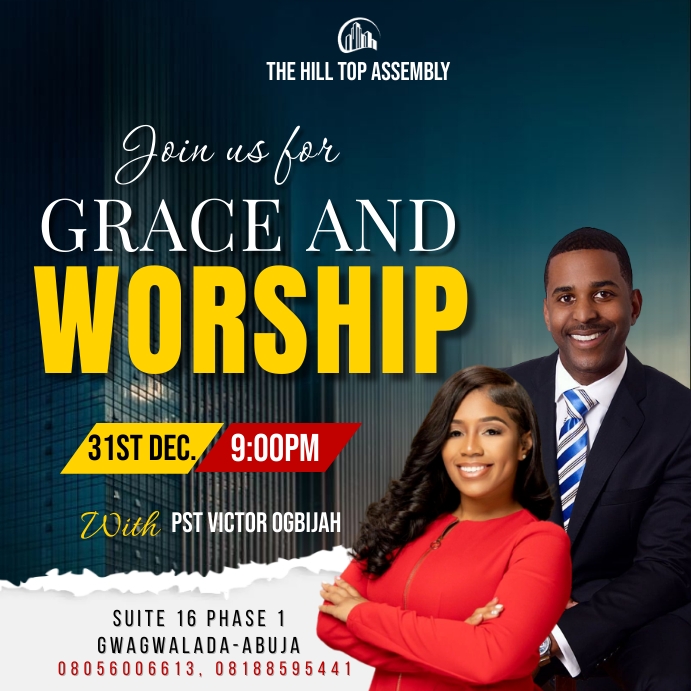 church conference flyer Template | PosterMyWall