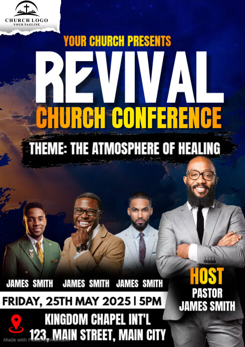 Copy of church conference flyer | PosterMyWall