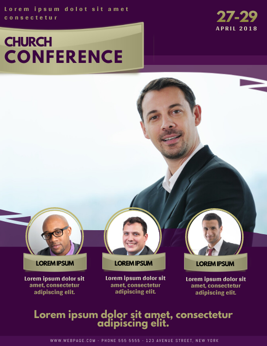 church conference flyer template postermywall church conference flyer template